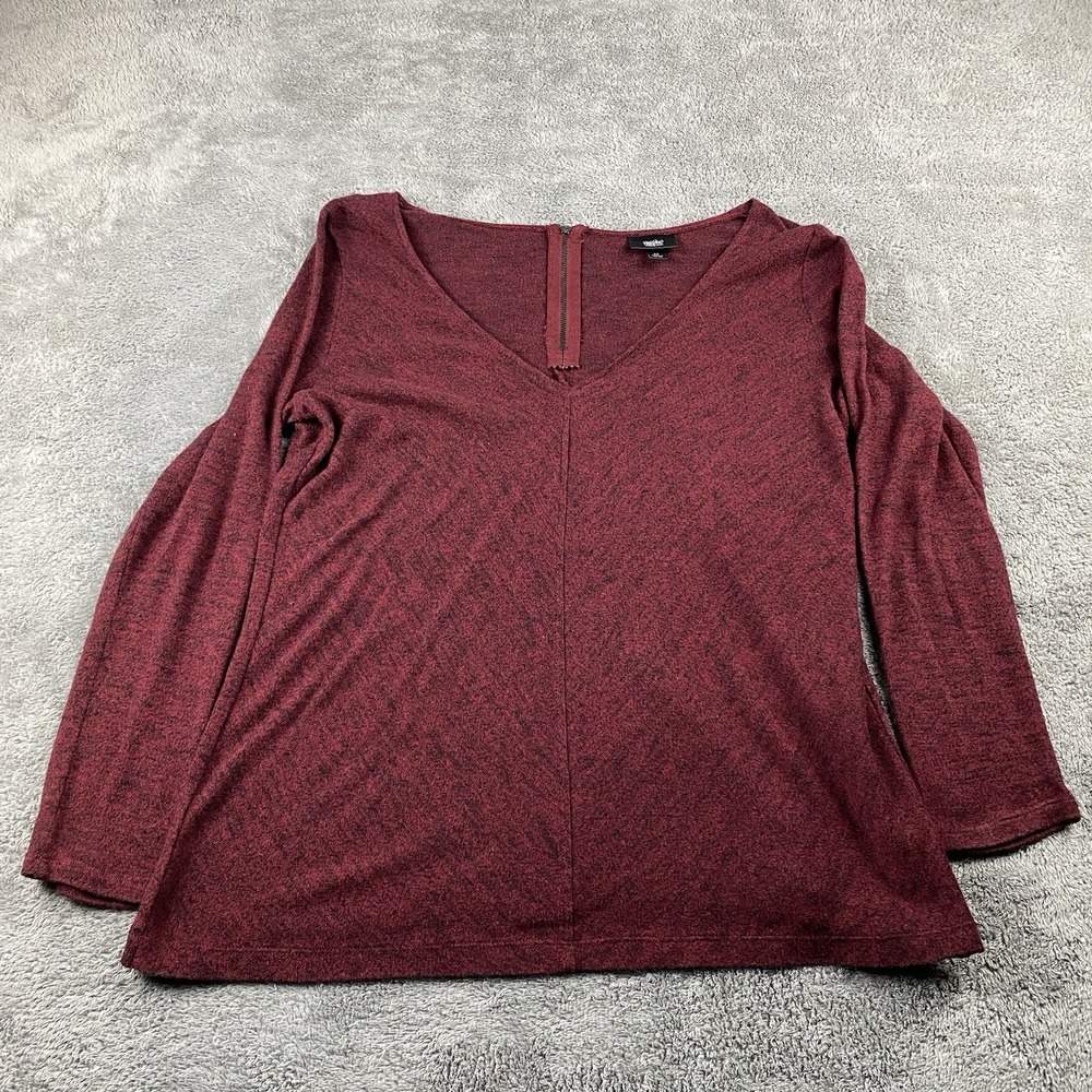 Mossimo Supply Co Long Sleeve Shirt‎ Womens Small Red